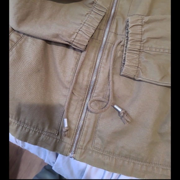 Old Navy olive green utility jacket Women's SZ M Army Green gorp core grunge - Picture 6 of 9